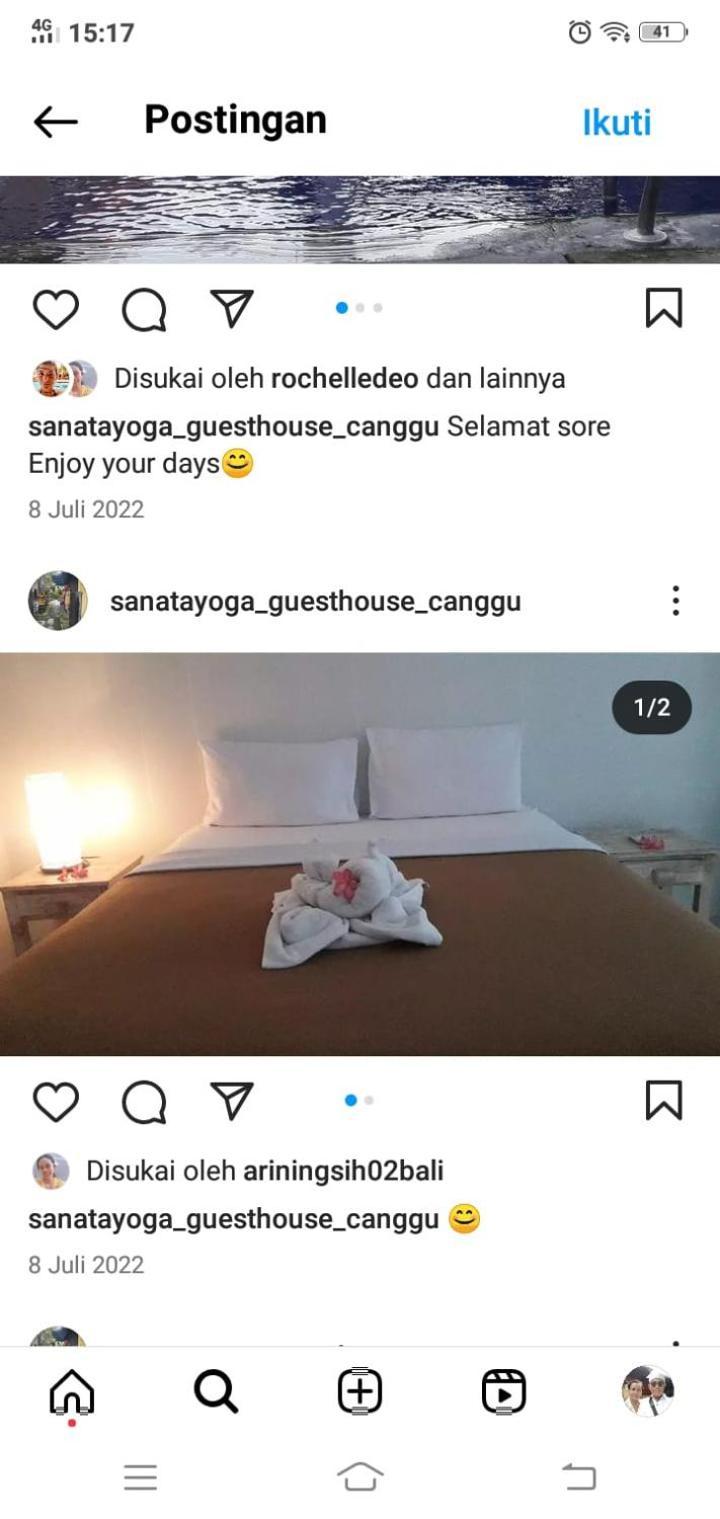 Sanata Yoga Guesthouse Canggu  Luaran gambar